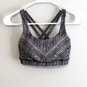 Lululemon Energy Bra Tribal Pace Multi Print
